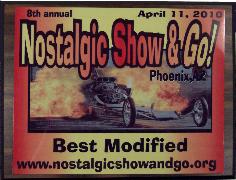 Click here for larger image of this 7 by 9 inch car show trophy plaque.